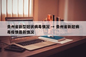 贵州省新型冠状病毒情况 → 贵州省新冠病毒疫情最新情况