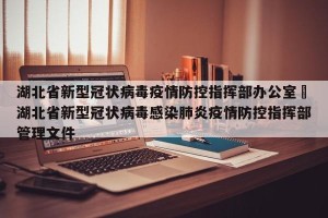 湖北省新型冠状病毒疫情防控指挥部办公室›湖北省新型冠状病毒感染肺炎疫情防控指挥部管理文件