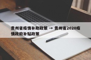 贵州省疫情补助政策 → 贵州省2020疫情政府补贴政策