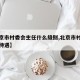 【北京市村委会主任什么级别,北京市村委会书记待遇】