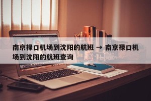 南京禄口机场到沈阳的航班 → 南京禄口机场到沈阳的航班查询